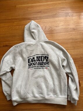 Dandy Worldwide Hoodie White Size L B03‎